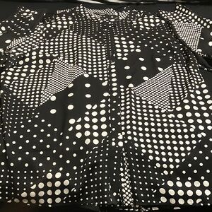 Black and White Polka Dot Blouse